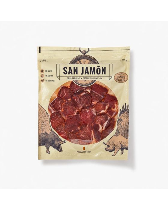Lomo ibérico de bellota sobre 80gr